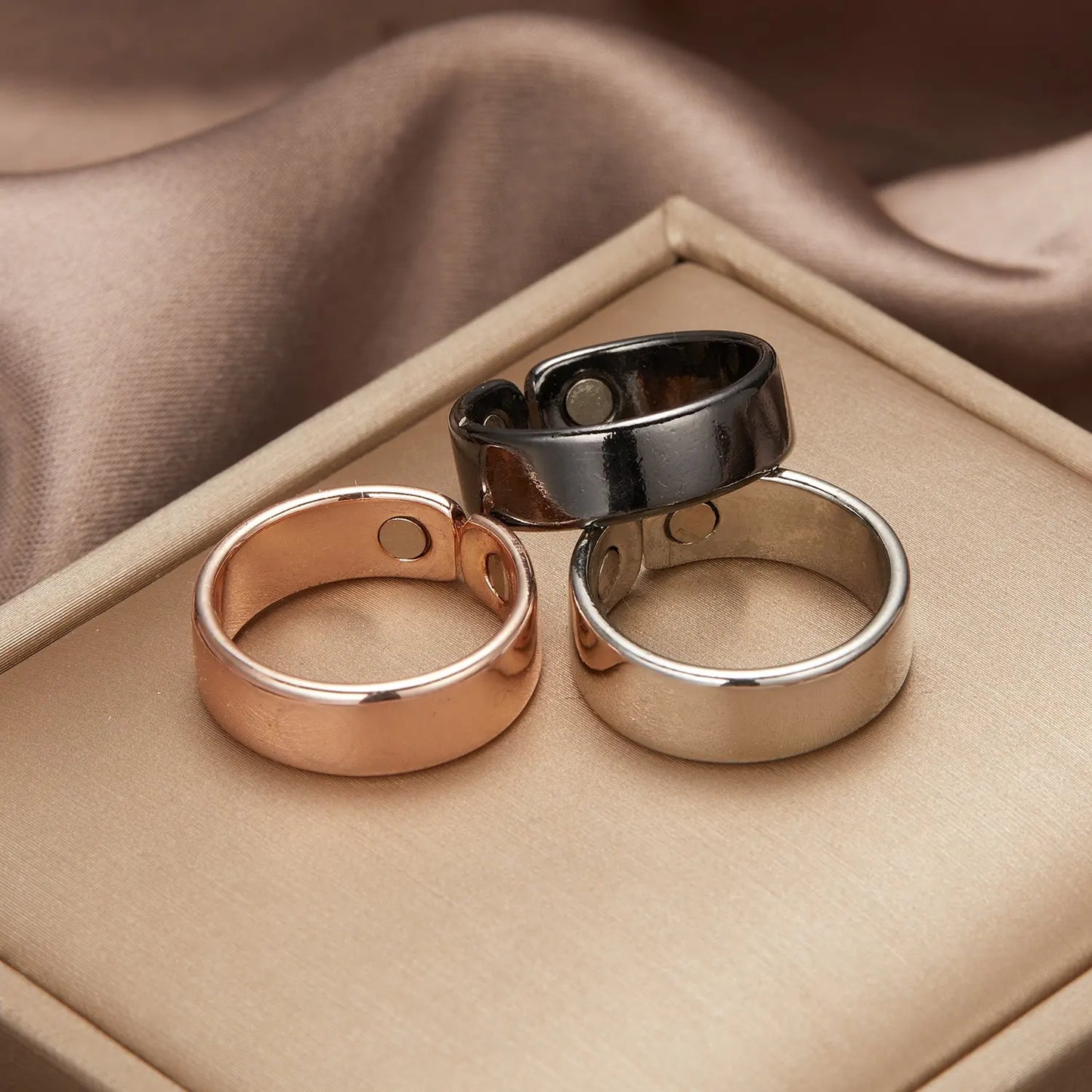 Healing Magnetic Rings - Rose Gold