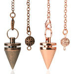 Reiki Amulet Pendulum Energy Generator Divination Tool - Rose Gold