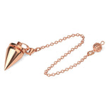 Reiki Amulet Pendulum Energy Generator Divination Tool - Rose Gold