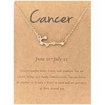 Cancer Necklace with Stones