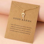 Positive Karma Necklace with Stones