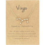 Virgo Necklace with Stones